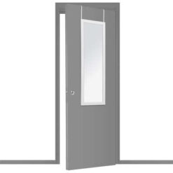 MIROIR PORTE BLANC 110X36