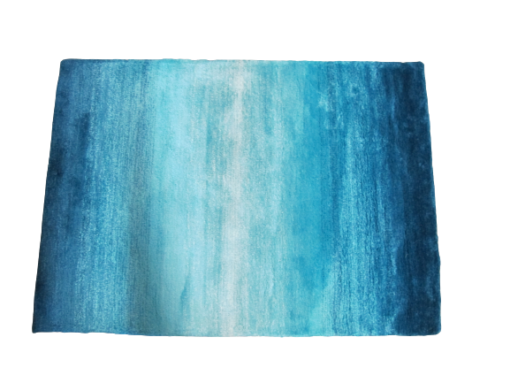 TAPIS LUXE BLEU Dégradé - 3 Tailles