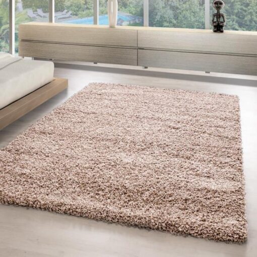 TAPIS LUXE BRUN - 3 Tailles