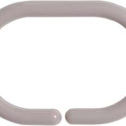 12 ANNEAUX DE DOUCHE Divers coloris - BLANC