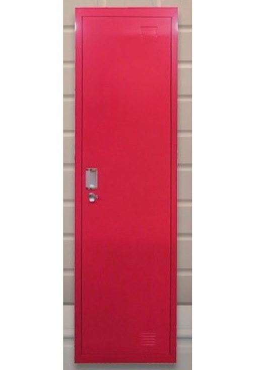 ARMOIRE DE RANGEMENT ROUGE, 2 CASIERS