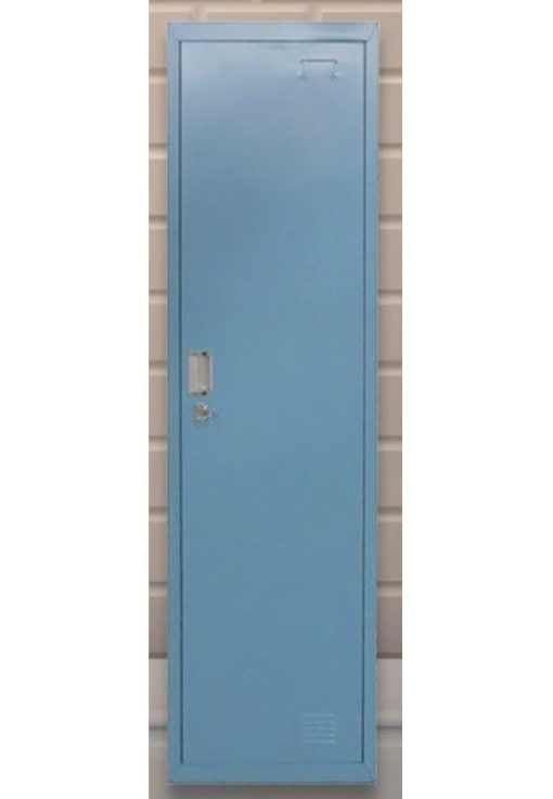 ARMOIRE DE RANGEMENT BLEU, 2 CASIERS