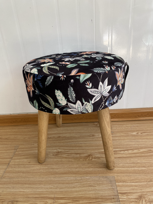 POUF TROPICAL FLEURS