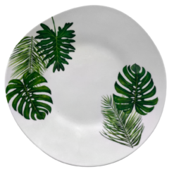 ASSIETTE PLATE 28 CM FEUILLE