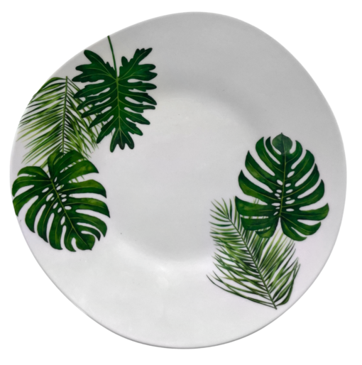 ASSIETTE PLATE 28 CM FEUILLE