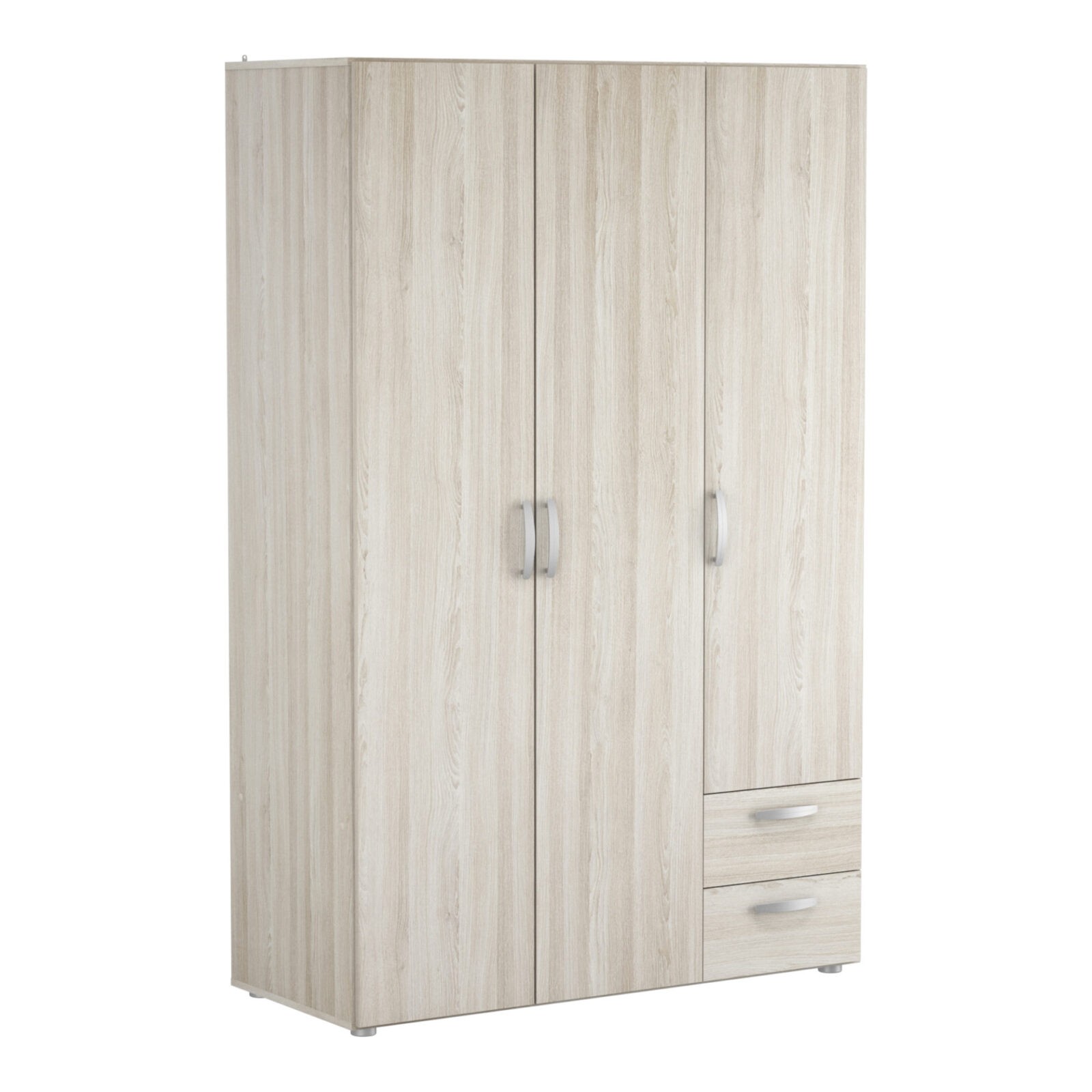 Armoire Penderie - 3 Portes / 2 Tiroirs pas Cher pour chambre adulte