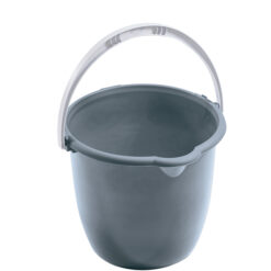 SEAU ROND 13 L GRIS