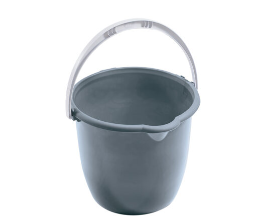 SEAU ROND 13 L GRIS