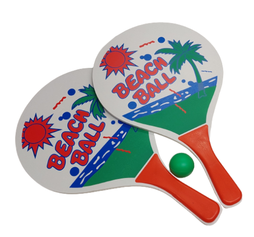 Set raquettes plage avec balle