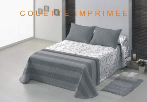 couette imprimée double face