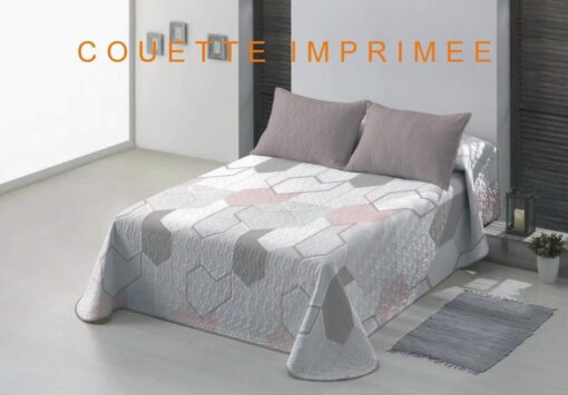 couette imprimée double face