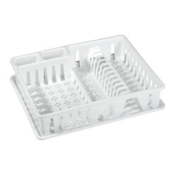 EGOUTTOIR AVEC PLATEAU BLANC