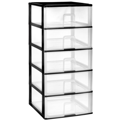 COMMODE PLASTIQUE 5 TIROIRS