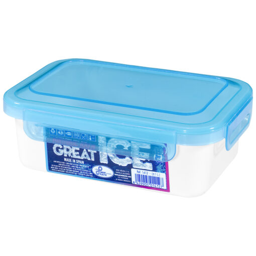 BOITE RECTANGLE ALBA AVEC JOINT BLANC GLACE - divers tailles