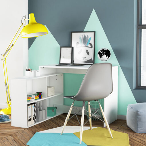 BUREAU  ANGLE BLANC