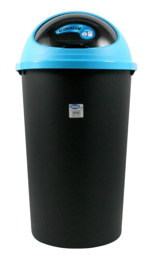 POUBELLE 50 L COUVERCLEB LEU