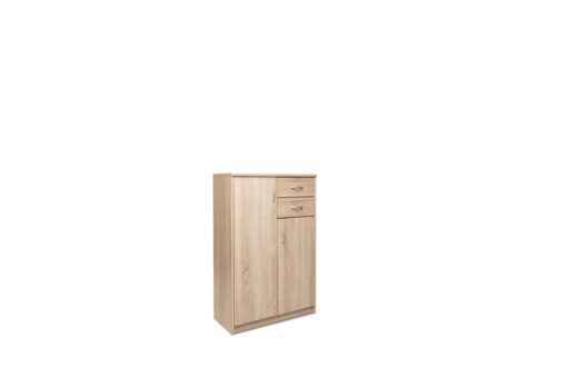 COMMODE 2 PORTES + 2 TIROIRS