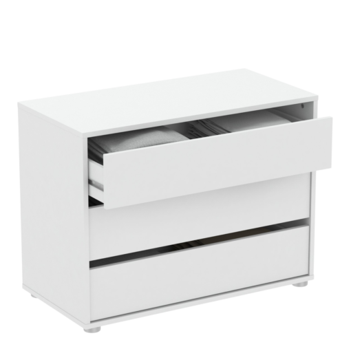BLOC 3 TIROIRS BLANC