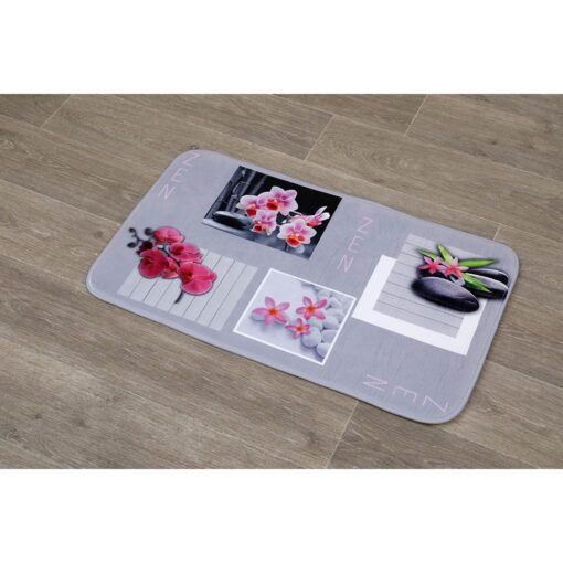 TAPIS ORCHIDEE MICROFIBRE 45 x 75 cm