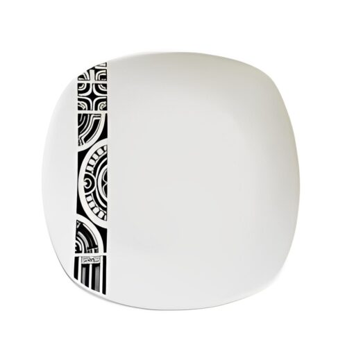 ASSIETTE CARRÉE TATOO – Diverses Tailles
