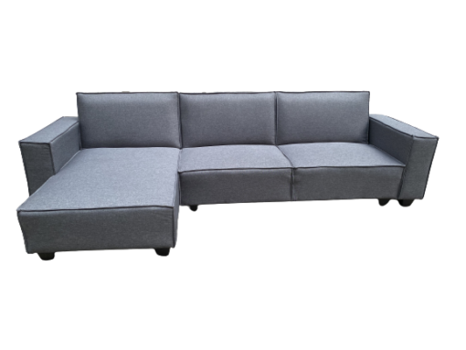 CANAPE D'ANGLE CONVERTIBLE GRIS