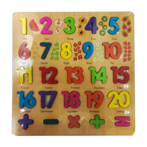 PUZZLE BOIS CHIFFRES