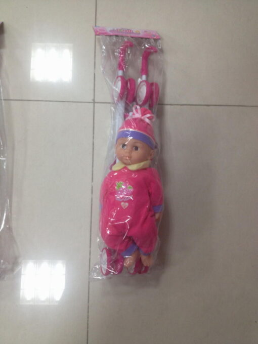 POUSSETTE ET POUPON COMME MAMAN