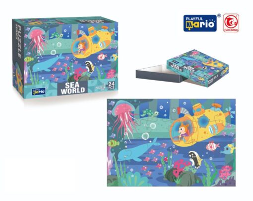 puzzle 24p le monde sous marin