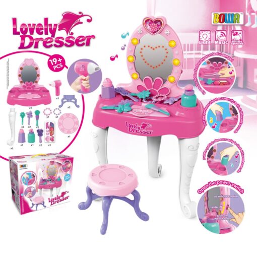 LA PETITE COIFFEUSE ET SES 19 PIECES