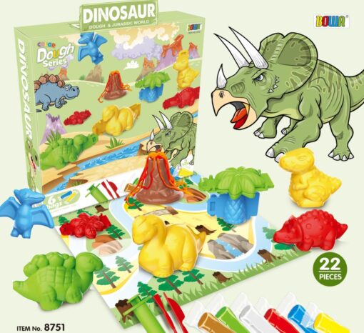 LES DINOSAURES EN PATE A MODELER