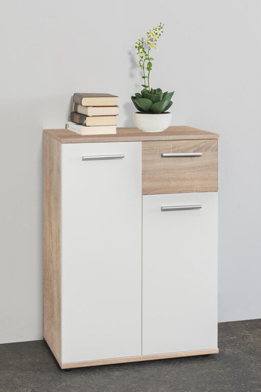 COMMODE  CHENE/BLANC 2349