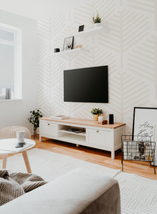 MEUBLE TELE 2 PORTES