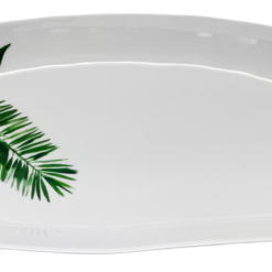 PLAT OVALE 33 CMS HIBISCUS