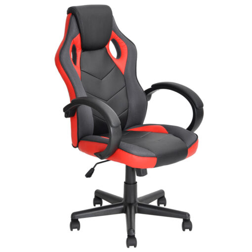 FAUTEUIL DE BUREAU NOIR ET ROUGE