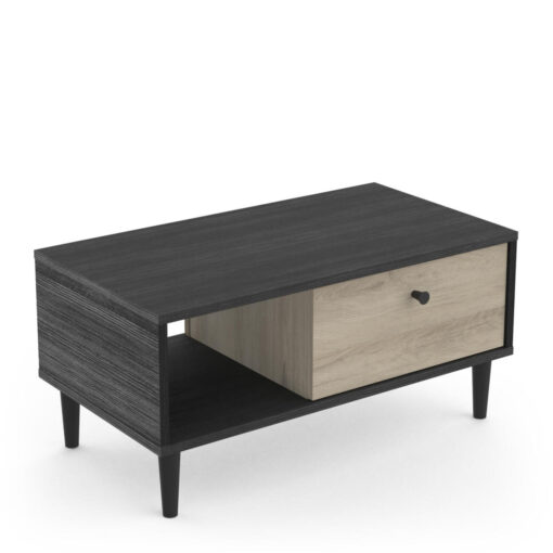 TABLE BASSE 1 TIROIR + 1 NICHE
