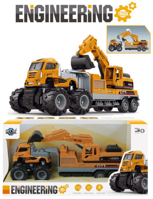 CAMION FRICTION AVEC PELLE