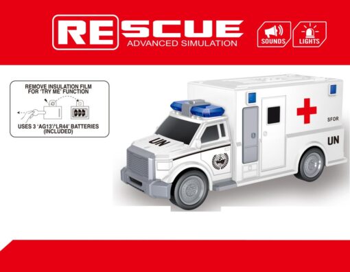 VOITURE  FRICTION AMBULANCE