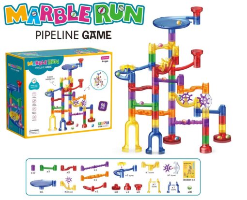 JEU DE TOBOGGAN 68 PIECES