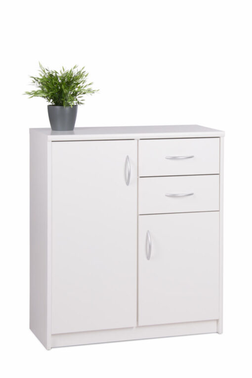 COMMODE 2 PORTES + 2 TIROIRS