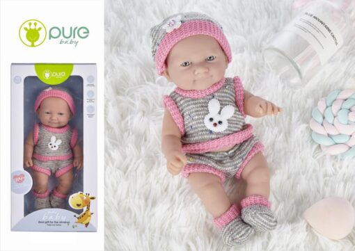 POUPON PYJASHORT LAPIN GRIS
