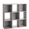 ETAGERE 9 CASES MIX GRIS