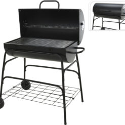 BARBECUE  DEMI BARIL SUR ROUES