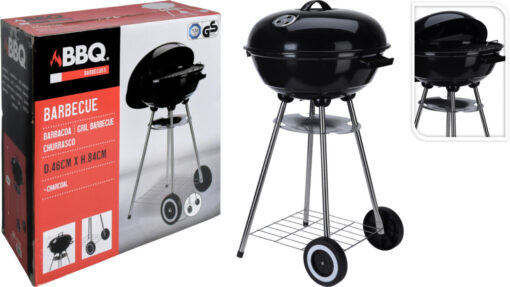 BARBECUE ROND SUR ROUES