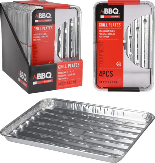 PLAQUES BBQ GRILL SET 4PCS