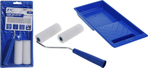 SET DE ROULEAUX DE PEINTURE 4P