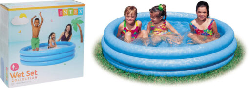 PISCINE CRISTAL BLEU 147X33CM