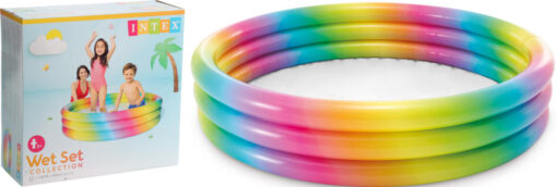 PISCINE ARC-EN-CIEL OMBRE 147X
