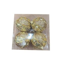 BOITE DE 4 BOULES ?8 OR