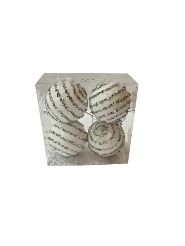 BOITE DE 4 BOULES ?8 BLANC