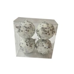 BOITE DE 4 BOULES ?8 BLANC
